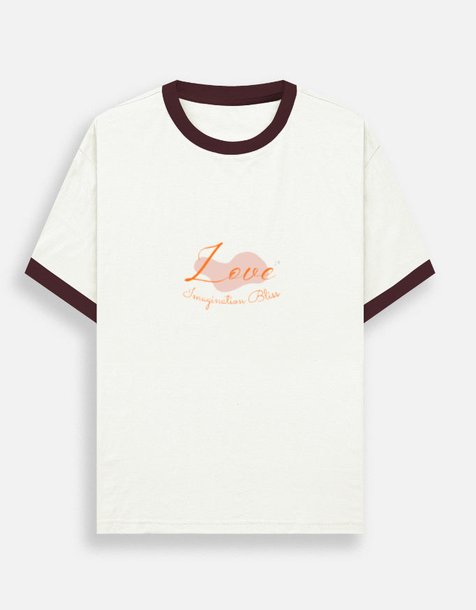 Love- Imagination Bliss- Unisex Ringer T-Shirts