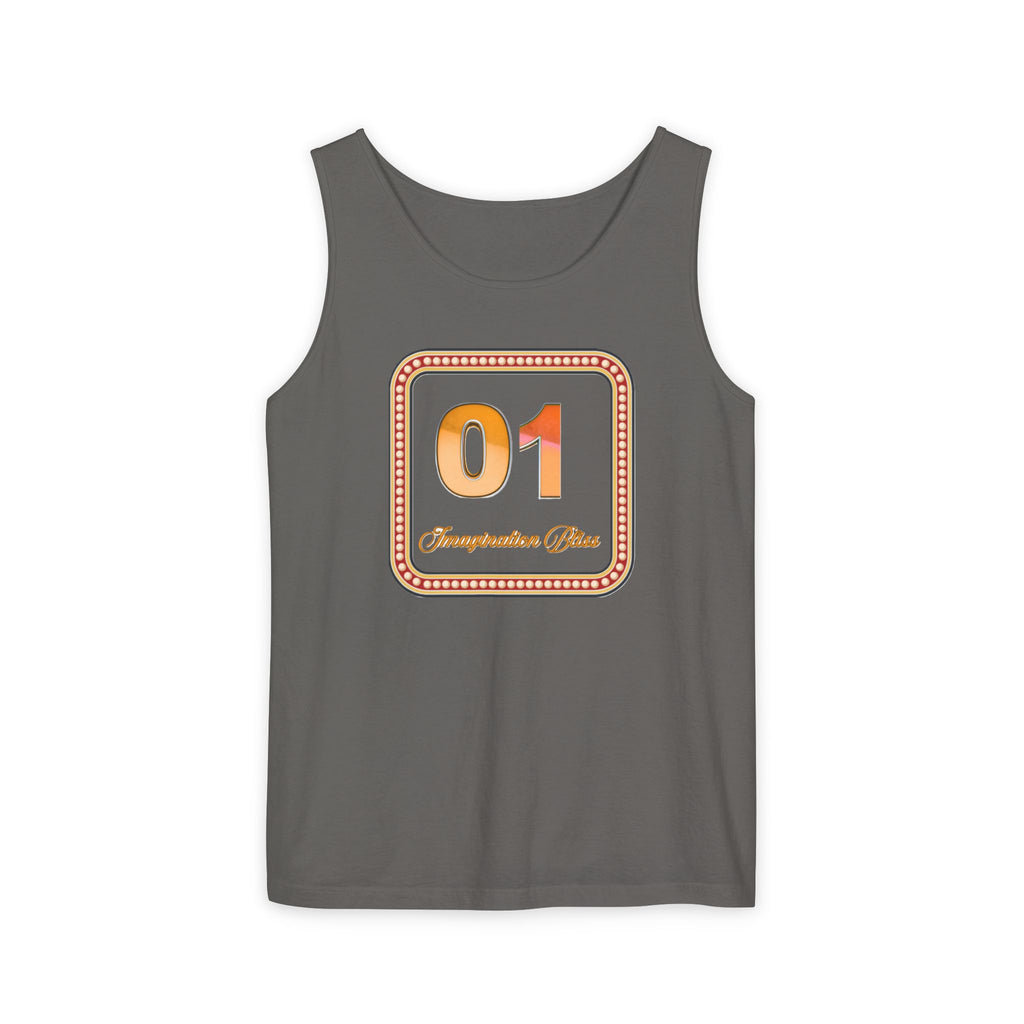 IMB Unisex Tank Top — Retro Number Graphic