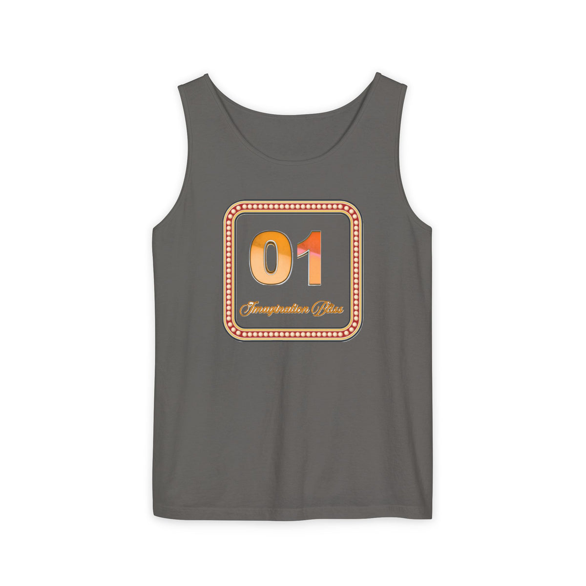 IMB Unisex Tank Top — Retro Number Graphic