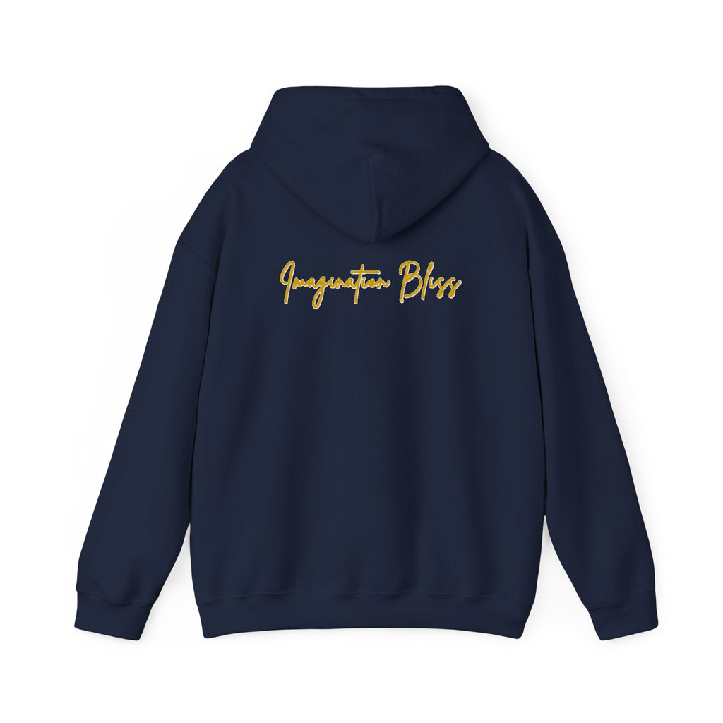 IMB Unisex Hoodie — Artistic Yellow Sun Graphic Pullover