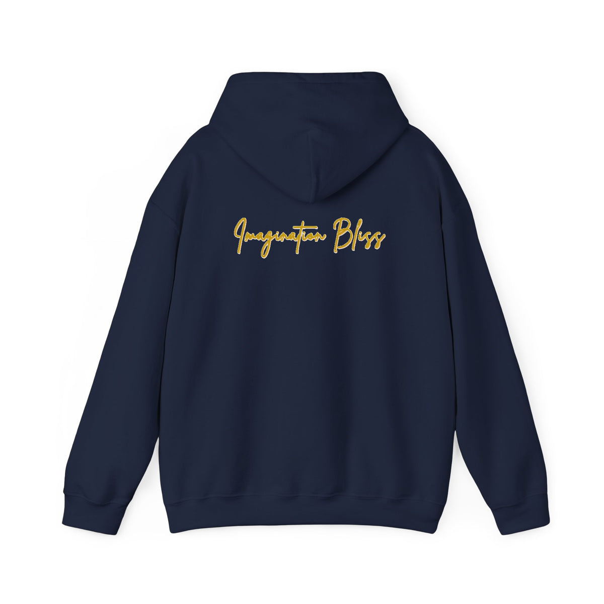 IMB Unisex Hoodie — Artistic Yellow Sun Graphic Pullover