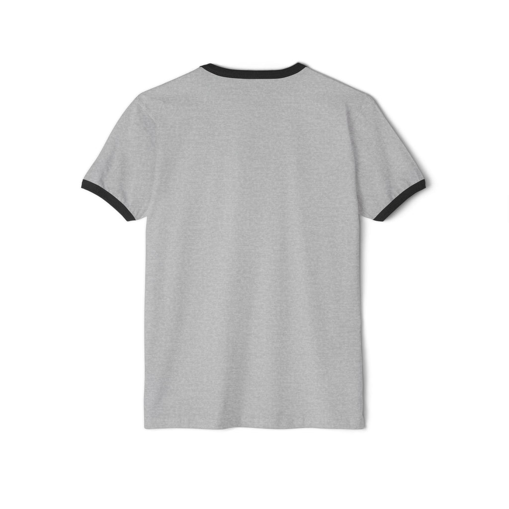 3D Soccer- Unisex Cotton Ringer T-Shirt