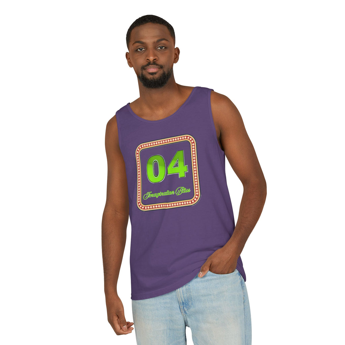 IMB Unisex Tank Top — Retro Number Graphic Tank