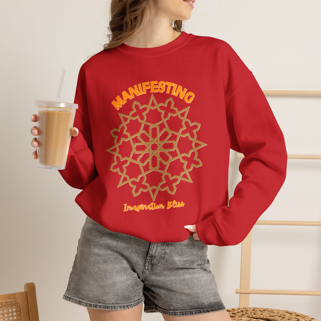 IMB Unisex Crewneck Sweatshirt — Inspirational Vibes Mandala
