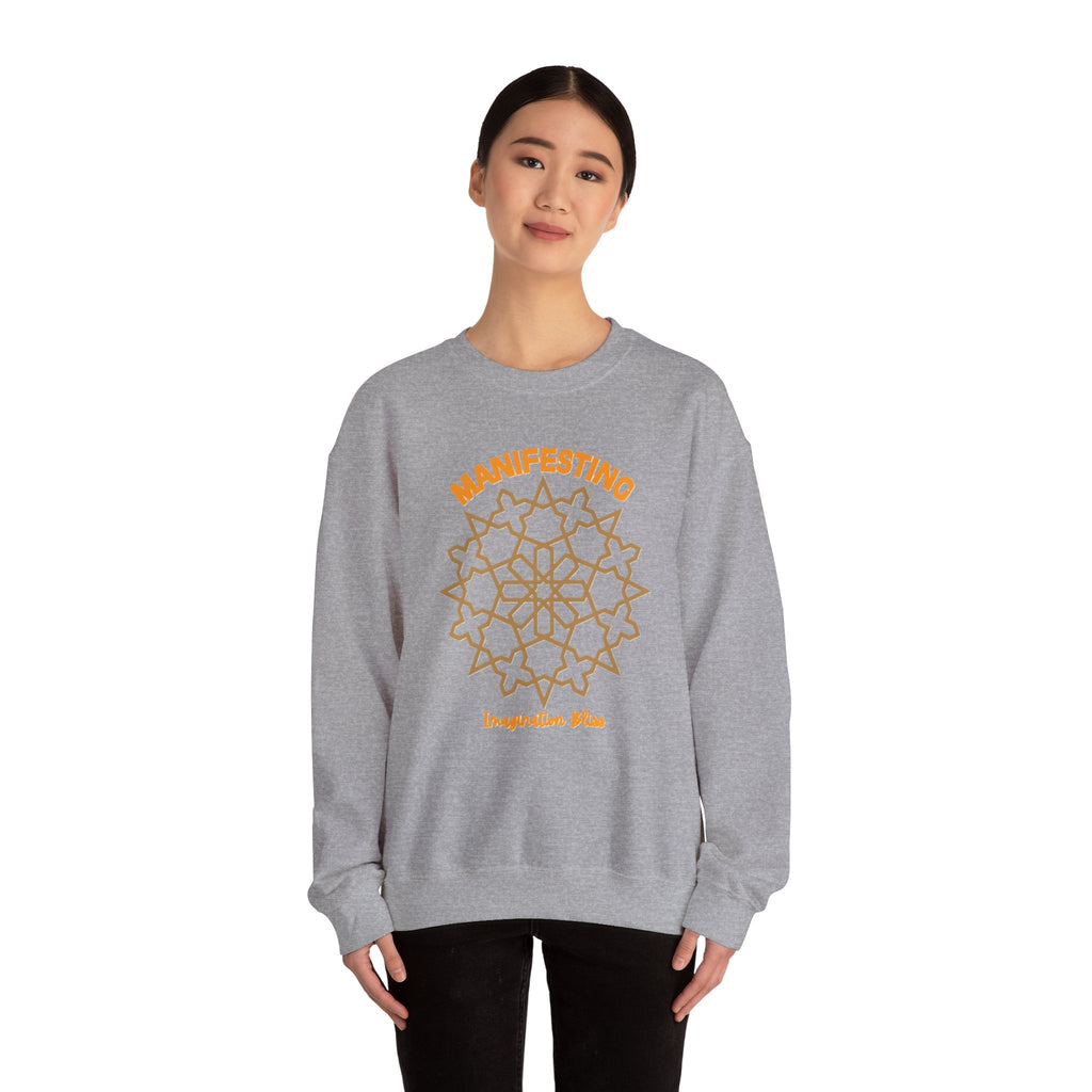 IMB Unisex Crewneck Sweatshirt — Inspirational Vibes Mandala