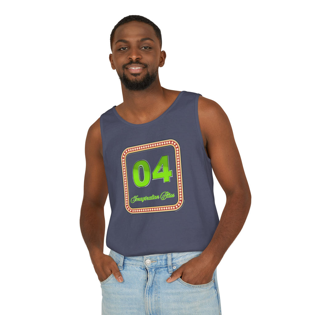 IMB Unisex Tank Top — Retro Number Graphic Tank