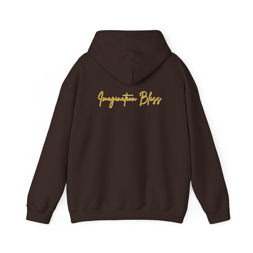 IMB Unisex Hoodie — Artistic Yellow Sun Graphic Pullover