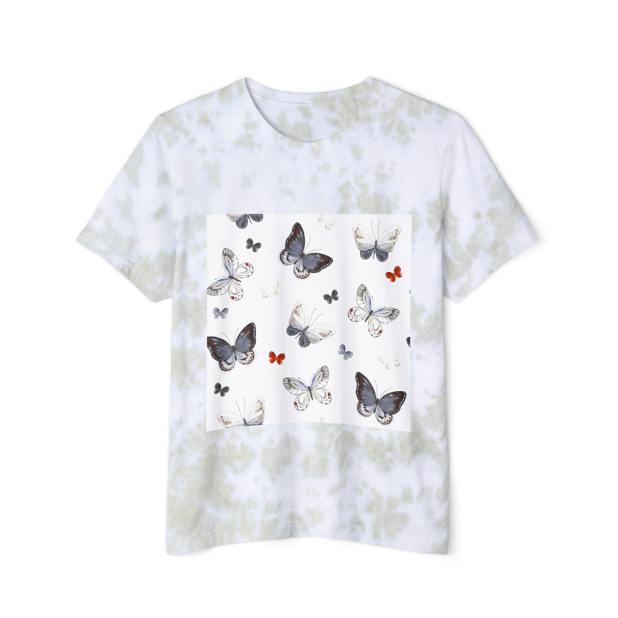 Butterfly Tie-Dye T-Shirt — Vintage Butterfly Graphic Tee