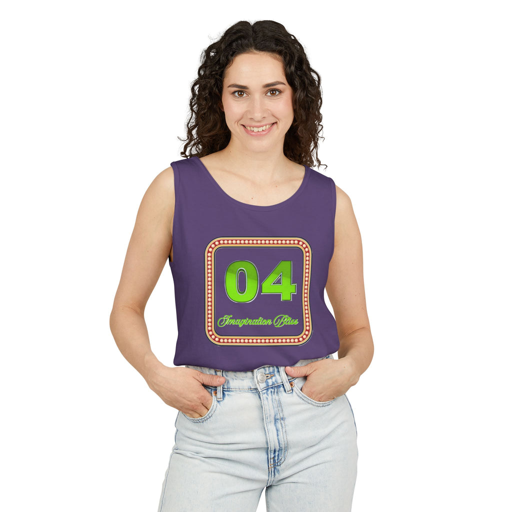 IMB Unisex Tank Top — Retro Number Graphic Tank