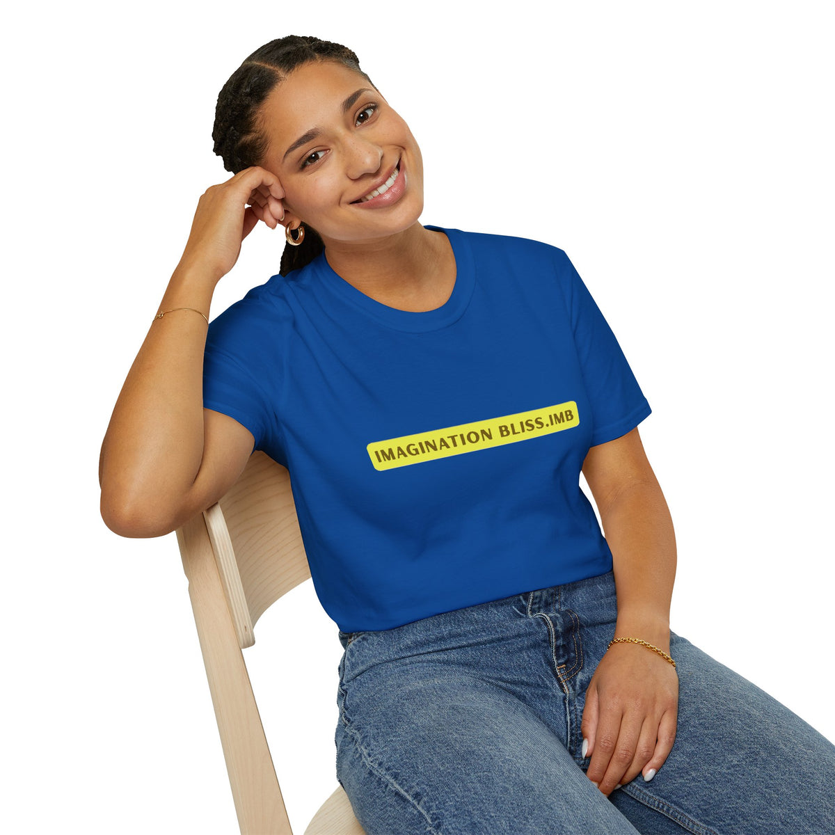IMB Unisex Graphic T-Shirt — Minimal Neon Logo Tee