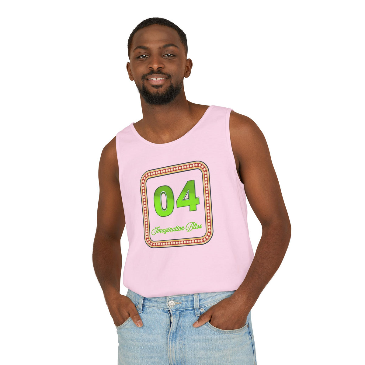 IMB Unisex Tank Top — Retro Number Graphic Tank