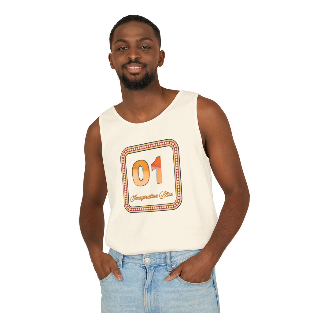 IMB Unisex Tank Top — Retro Number Graphic