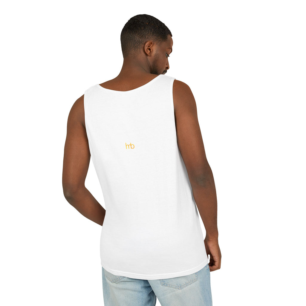 IMB Unisex Decorative Badge Tank Top — 'Imagination Bliss' Graphic