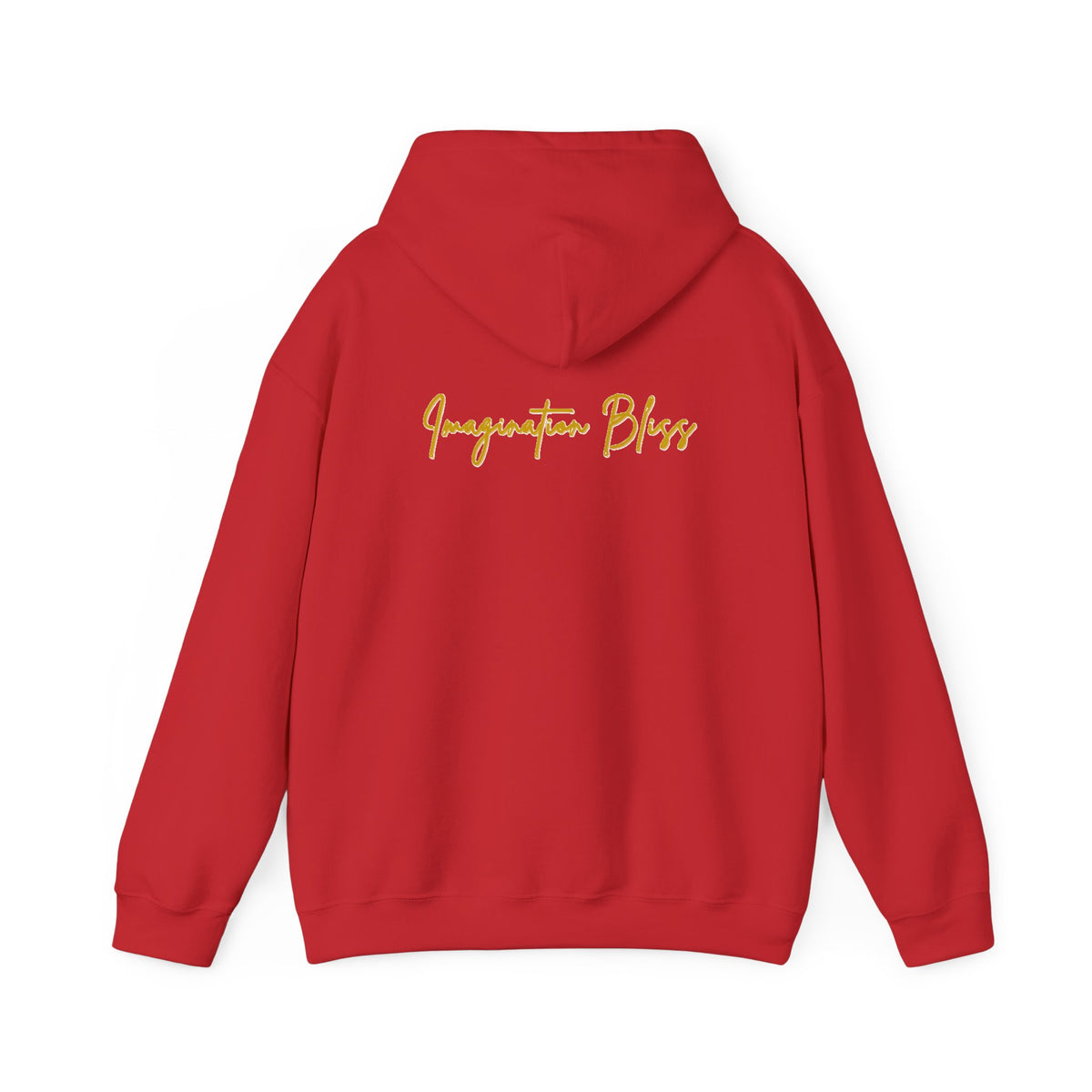 IMB Unisex Hoodie — Artistic Yellow Sun Graphic Pullover