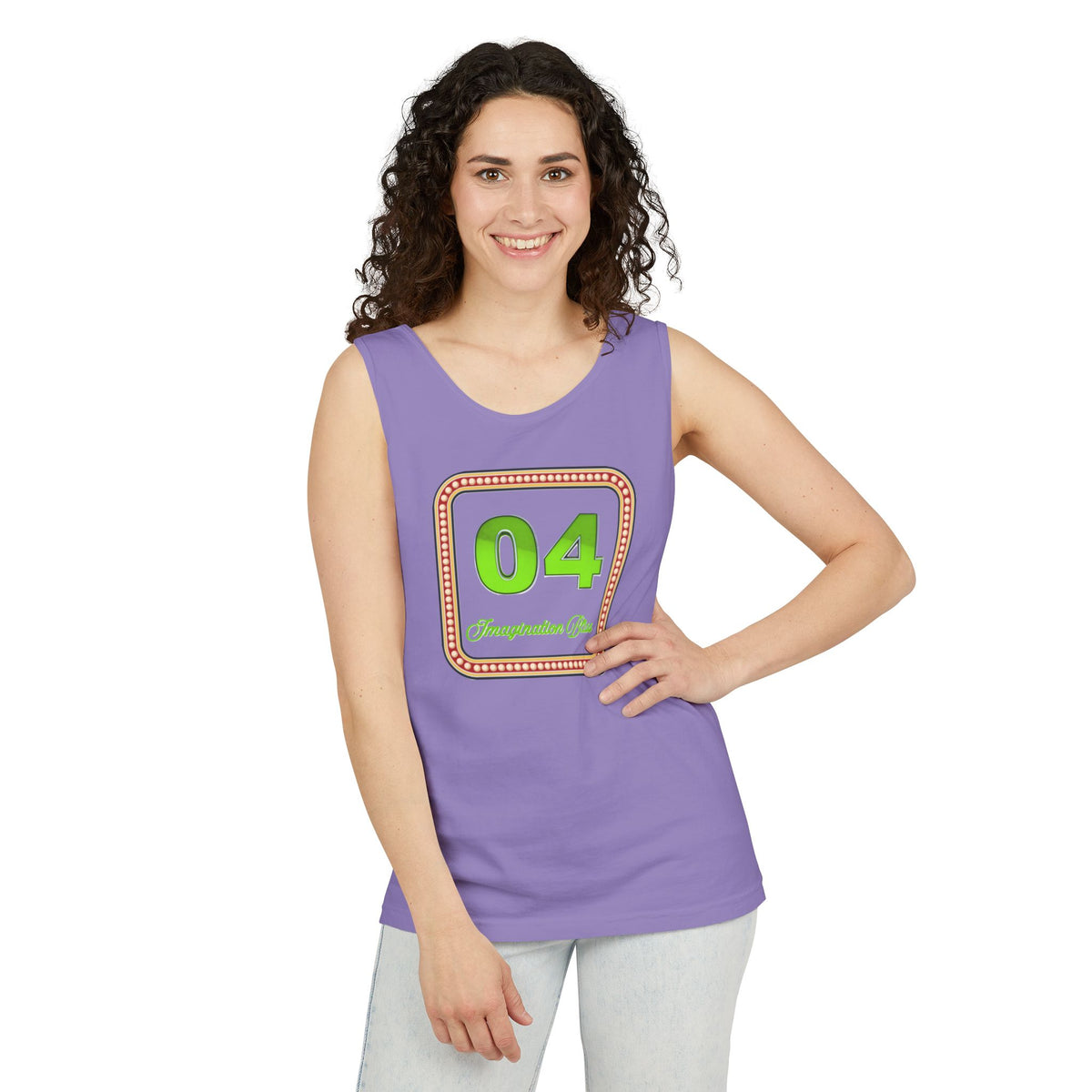 IMB Unisex Tank Top — Retro Number Graphic Tank