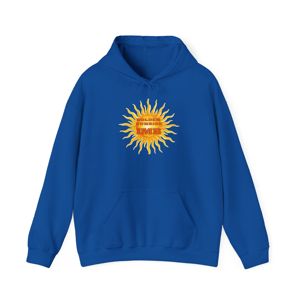IMB Unisex Hoodie — Artistic Yellow Sun Graphic Pullover