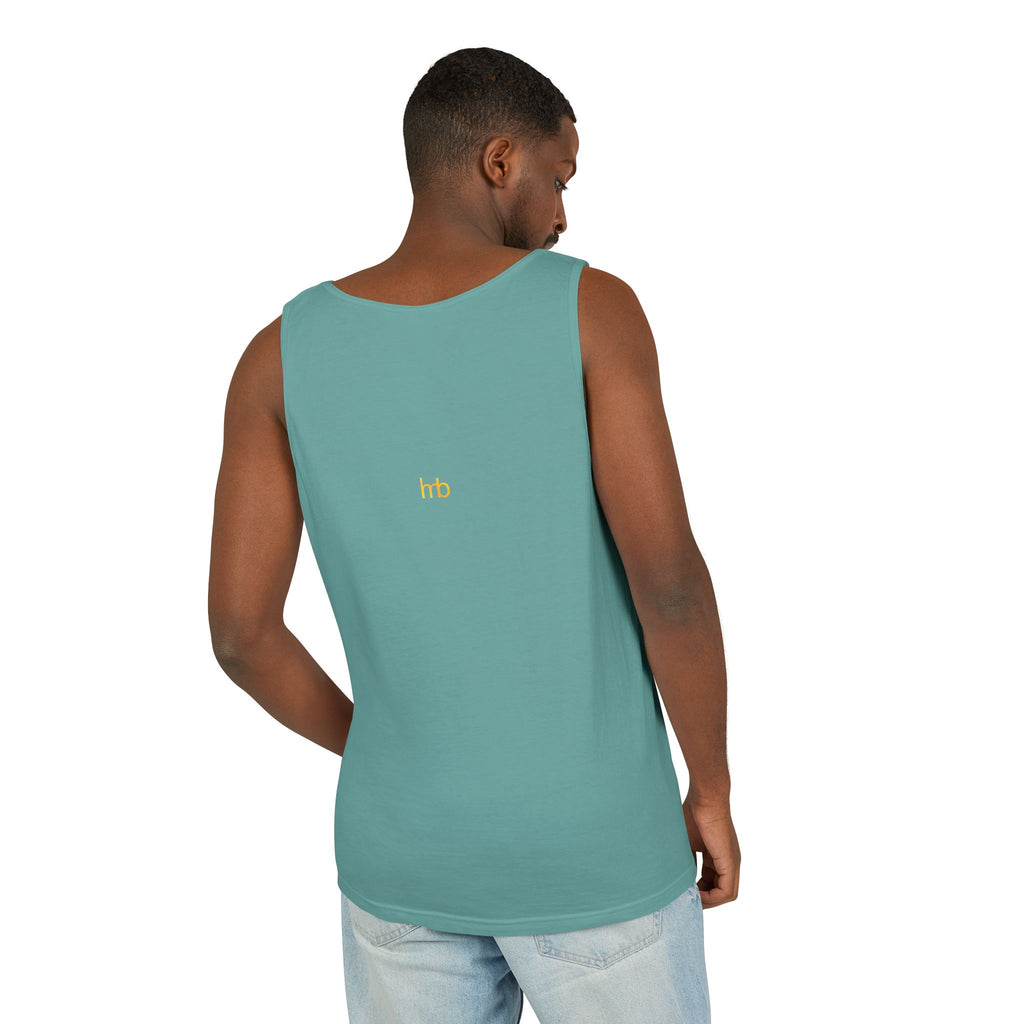 IMB Unisex Decorative Badge Tank Top — 'Imagination Bliss' Graphic