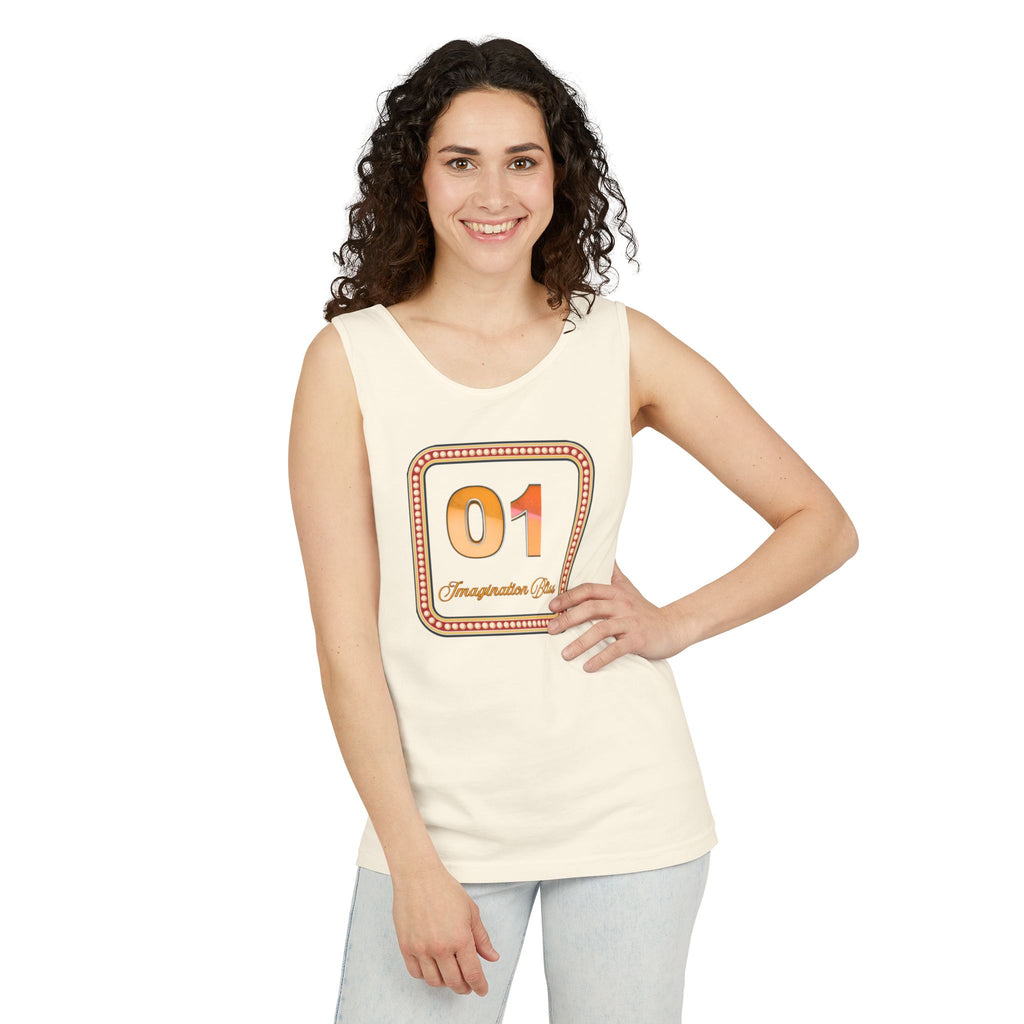 IMB Unisex Tank Top — Retro Number Graphic