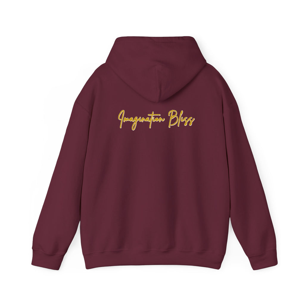 IMB Unisex Hoodie — Artistic Yellow Sun Graphic Pullover
