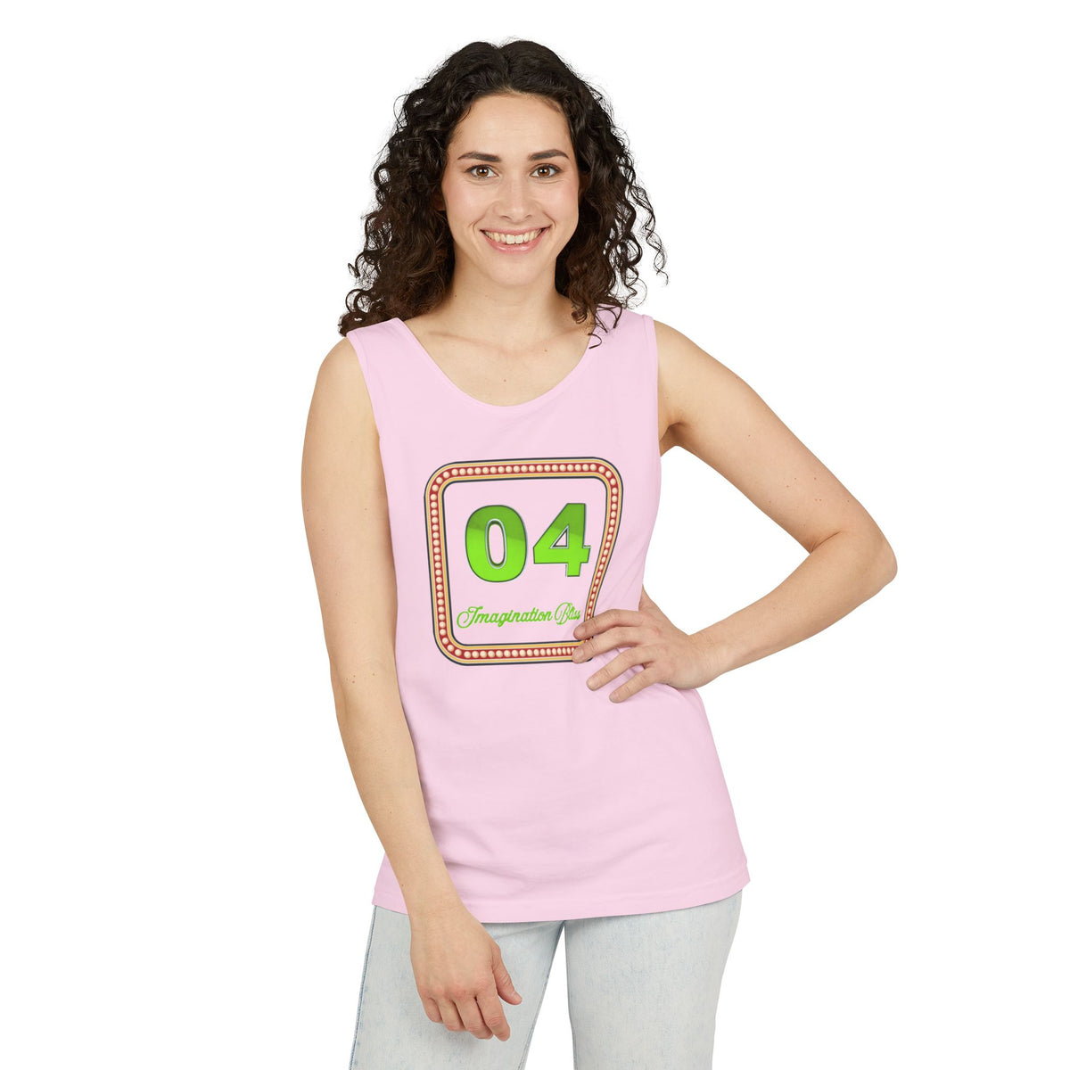 IMB Unisex Tank Top — Retro Number Graphic Tank