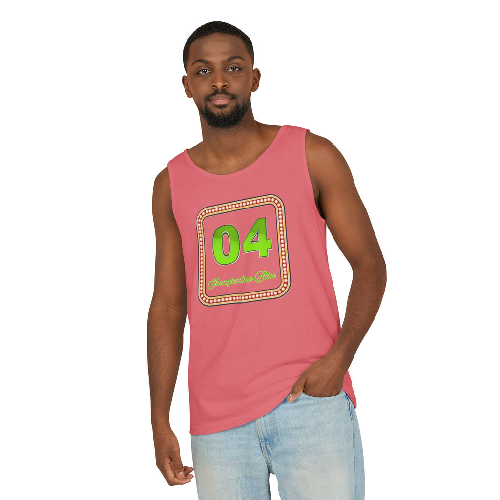 IMB Unisex Tank Top — Retro Number Graphic Tank