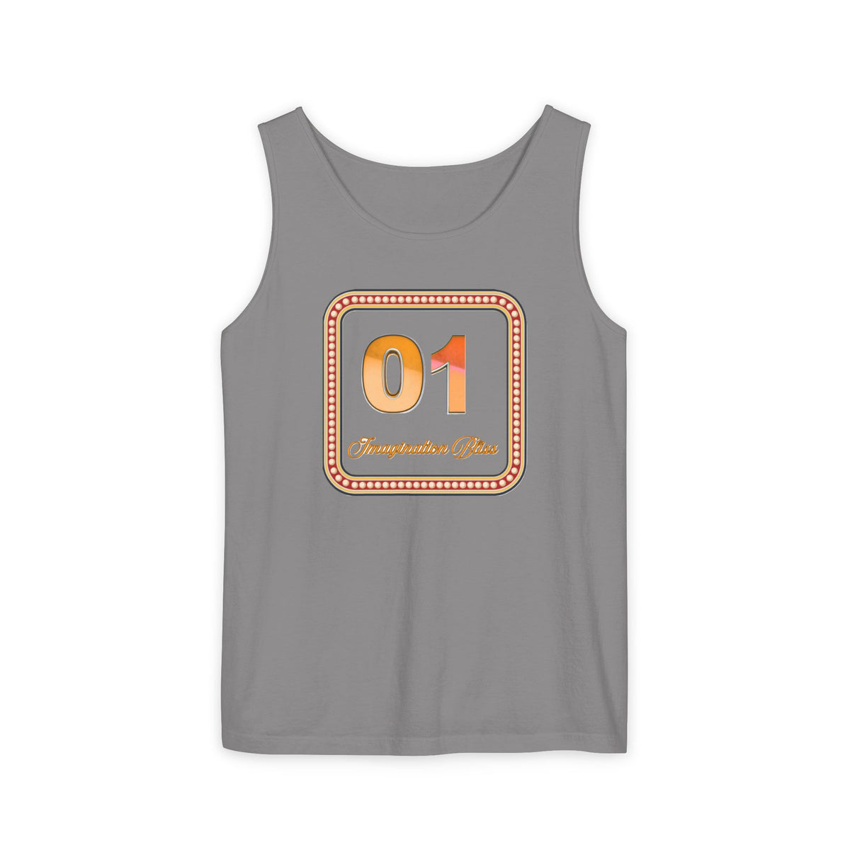 IMB Unisex Tank Top — Retro Number Graphic