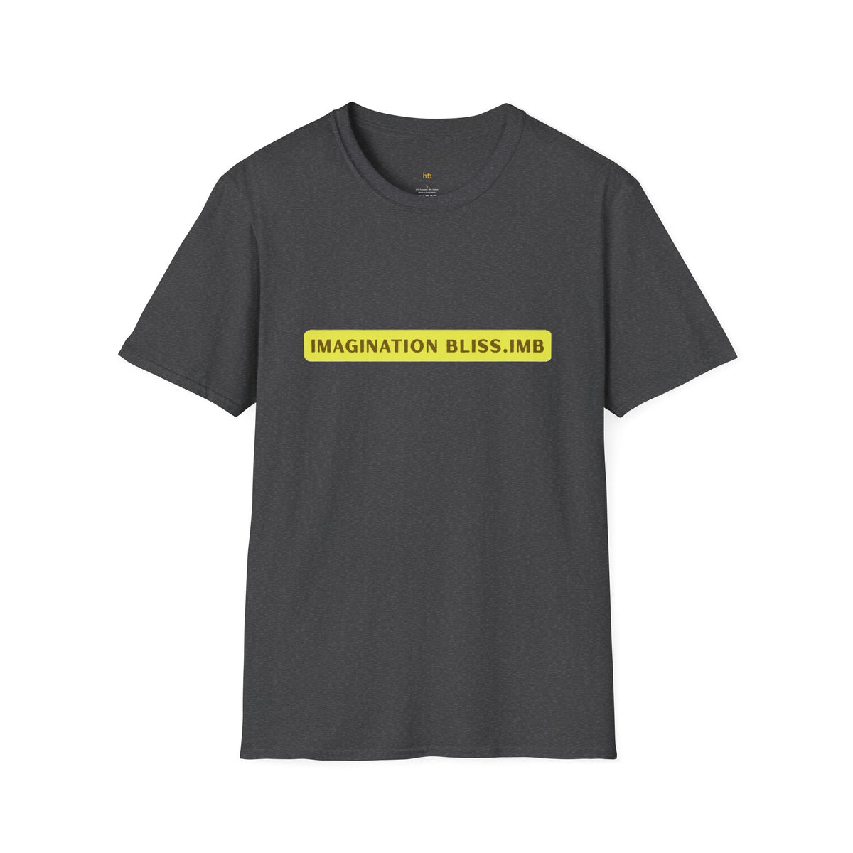 IMB Unisex Graphic T-Shirt — Minimal Neon Logo Tee