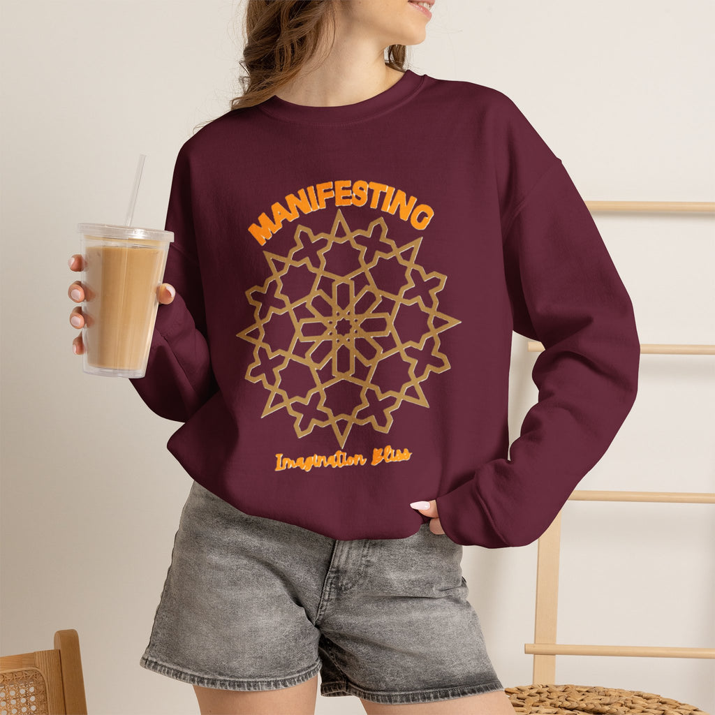 IMB Unisex Crewneck Sweatshirt — Inspirational Vibes Mandala