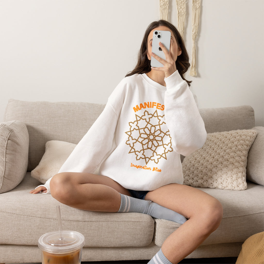 IMB Unisex Crewneck Sweatshirt — Inspirational Vibes Mandala