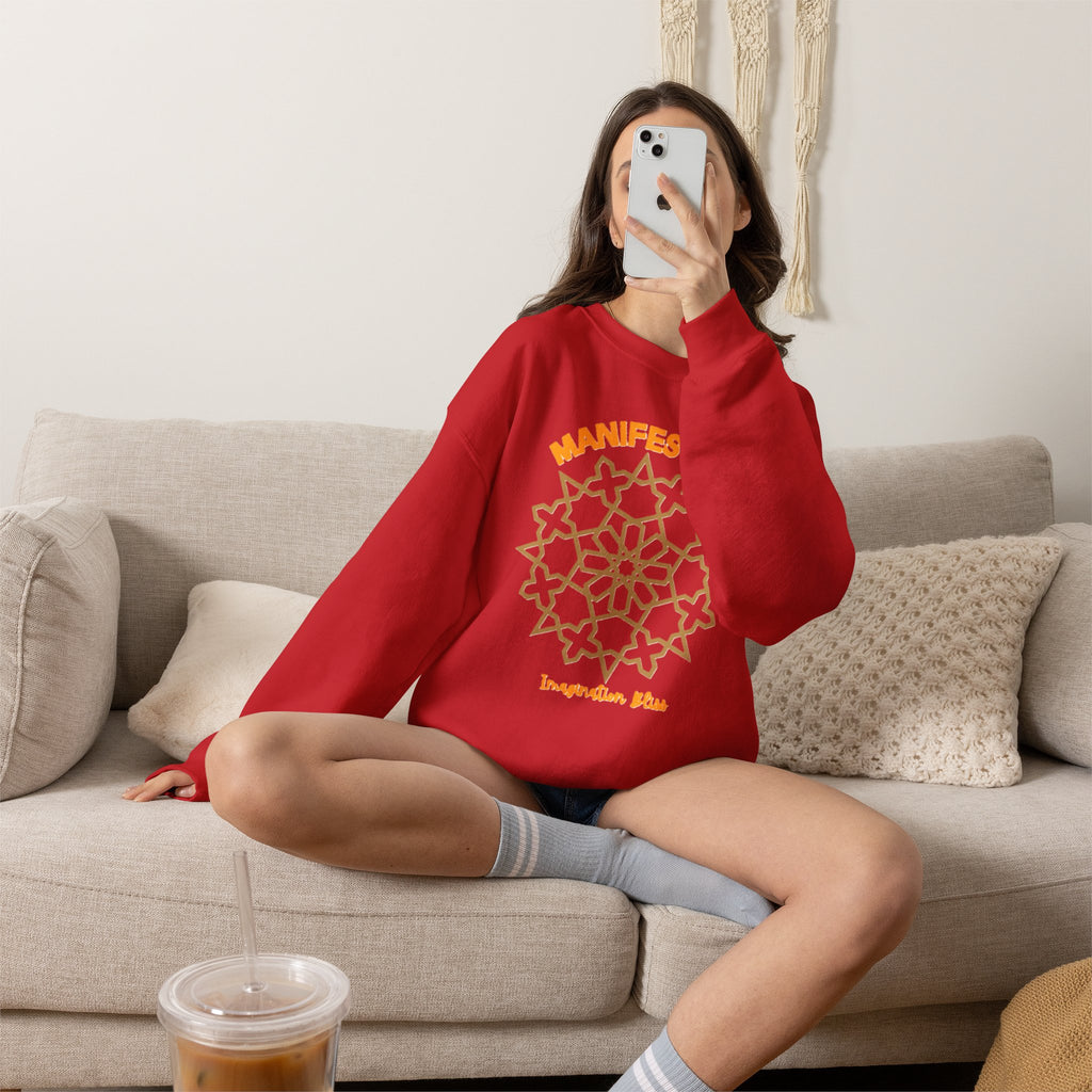 IMB Unisex Crewneck Sweatshirt — Inspirational Vibes Mandala