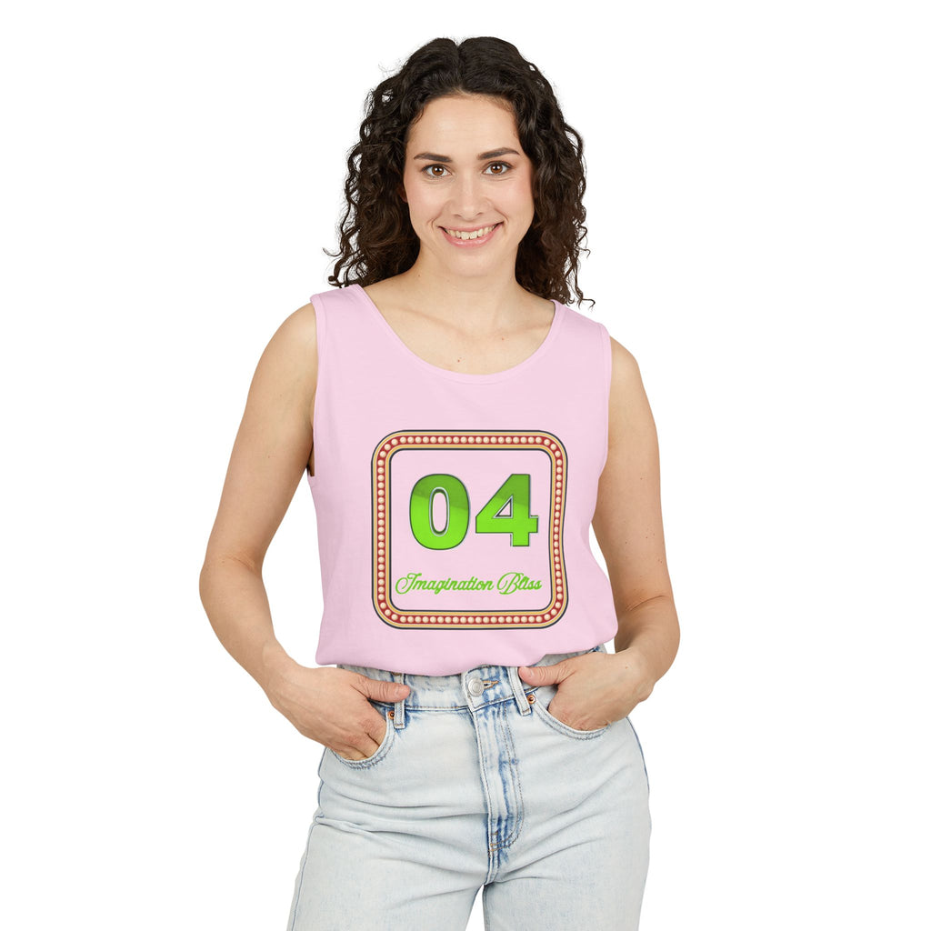 IMB Unisex Tank Top — Retro Number Graphic Tank