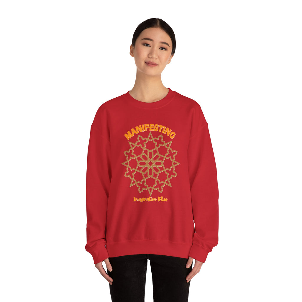 IMB Unisex Crewneck Sweatshirt — Inspirational Vibes Mandala