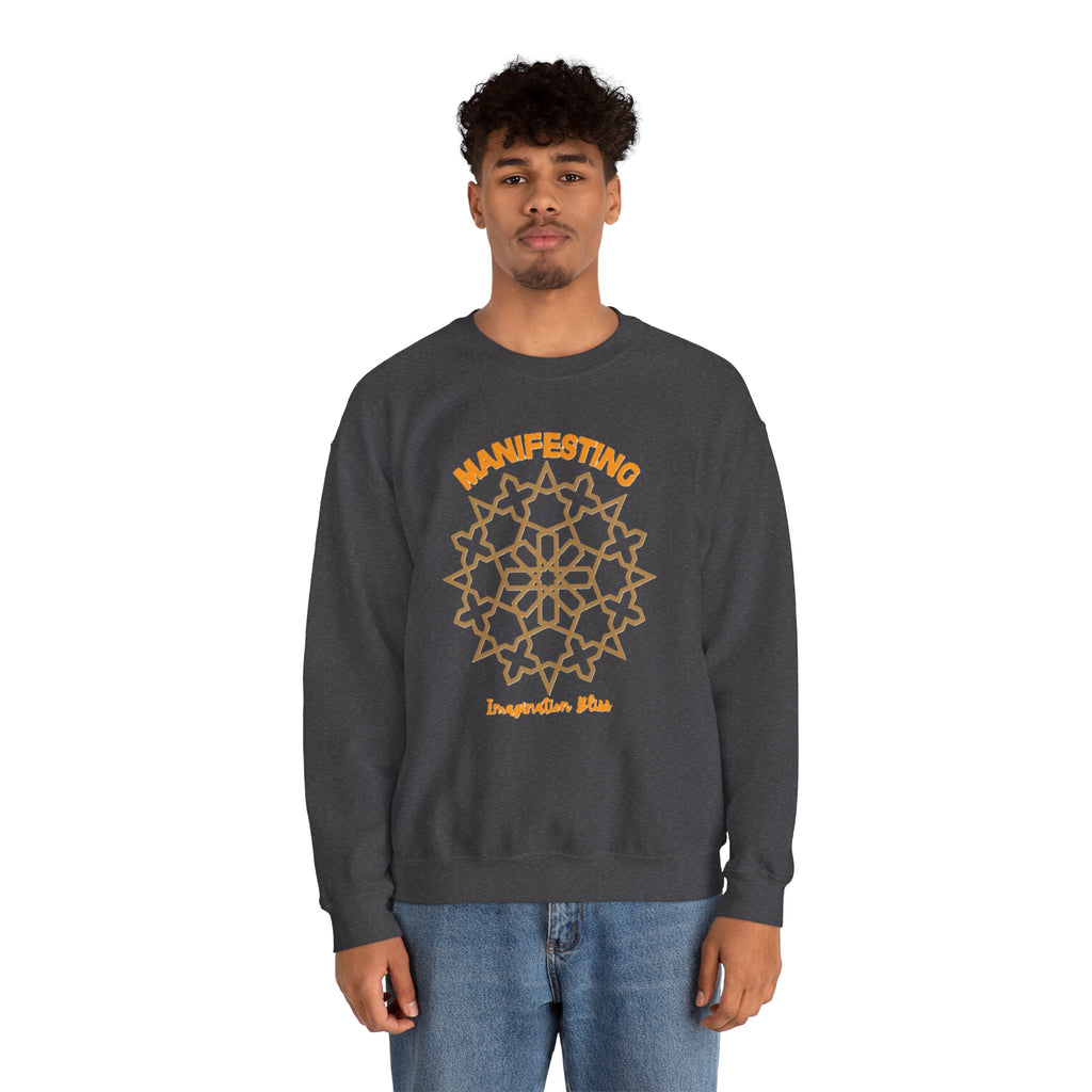 IMB Unisex Crewneck Sweatshirt — Inspirational Vibes Mandala