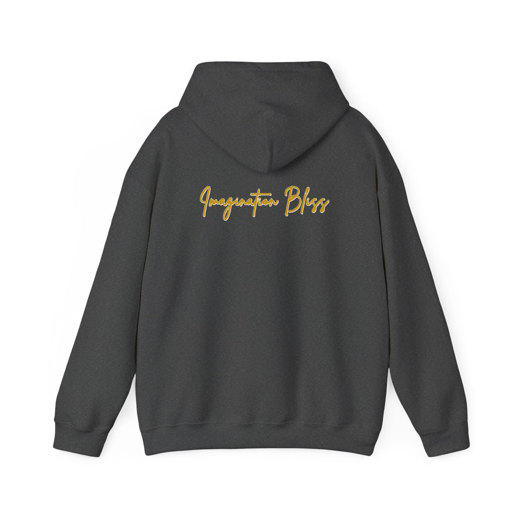IMB Unisex Hoodie — Artistic Yellow Sun Graphic Pullover