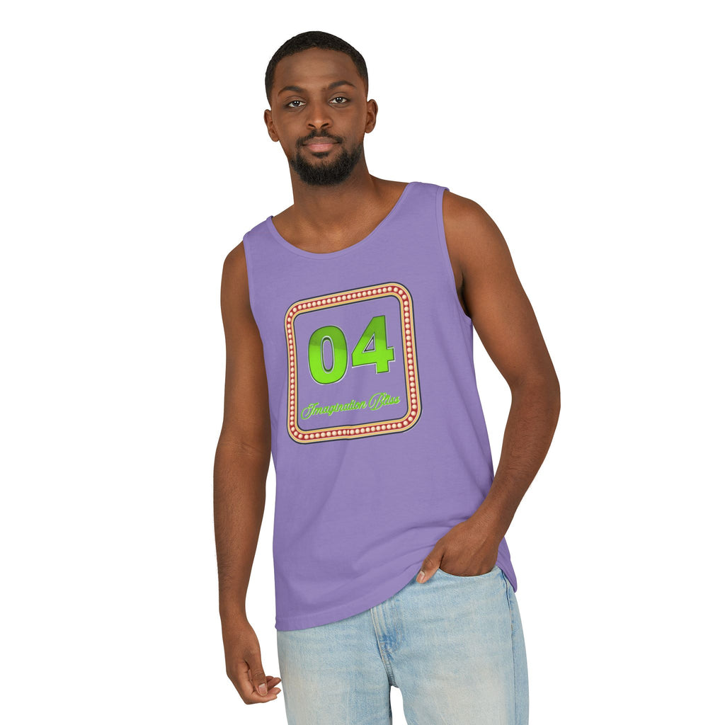 IMB Unisex Tank Top — Retro Number Graphic Tank
