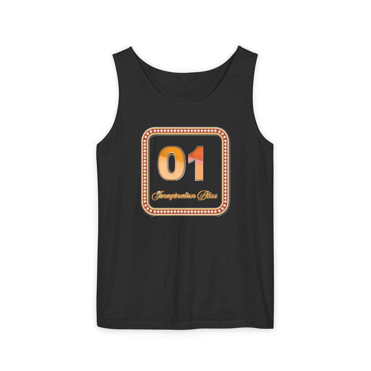 IMB Unisex Tank Top — Retro Number Graphic