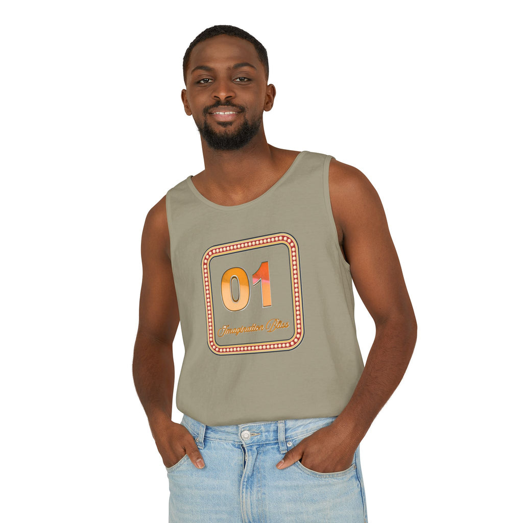 IMB Unisex Tank Top — Retro Number Graphic