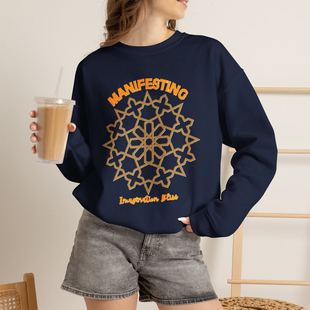 IMB Unisex Crewneck Sweatshirt — Inspirational Vibes Mandala