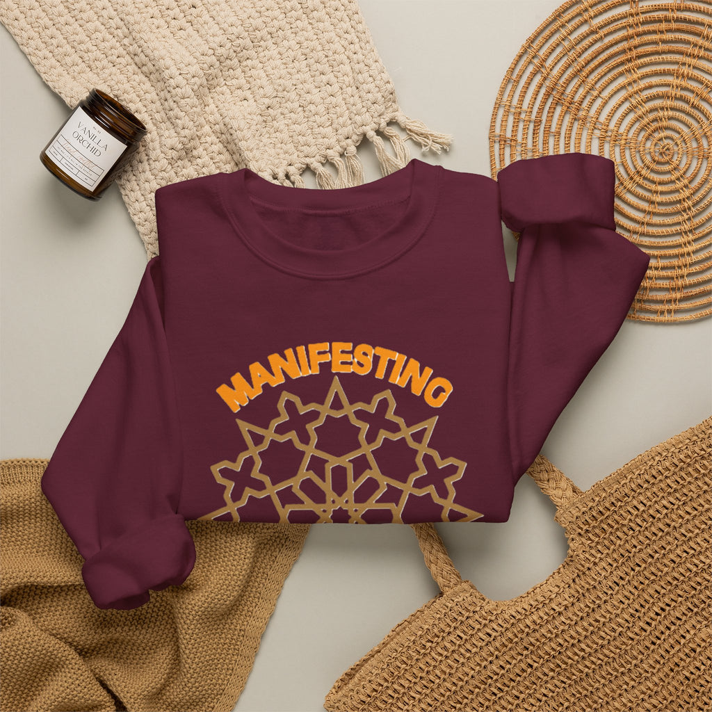 IMB Unisex Crewneck Sweatshirt — Inspirational Vibes Mandala