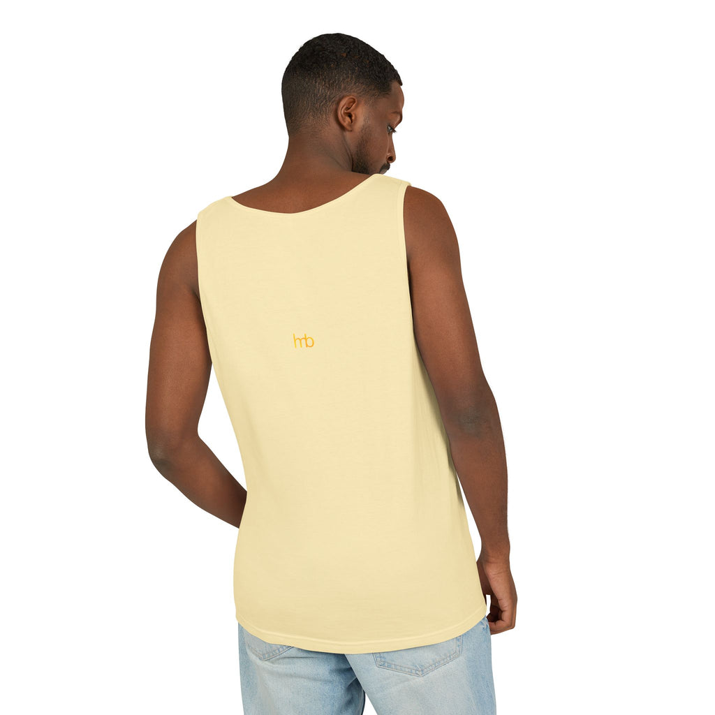 IMB Unisex Decorative Badge Tank Top — 'Imagination Bliss' Graphic
