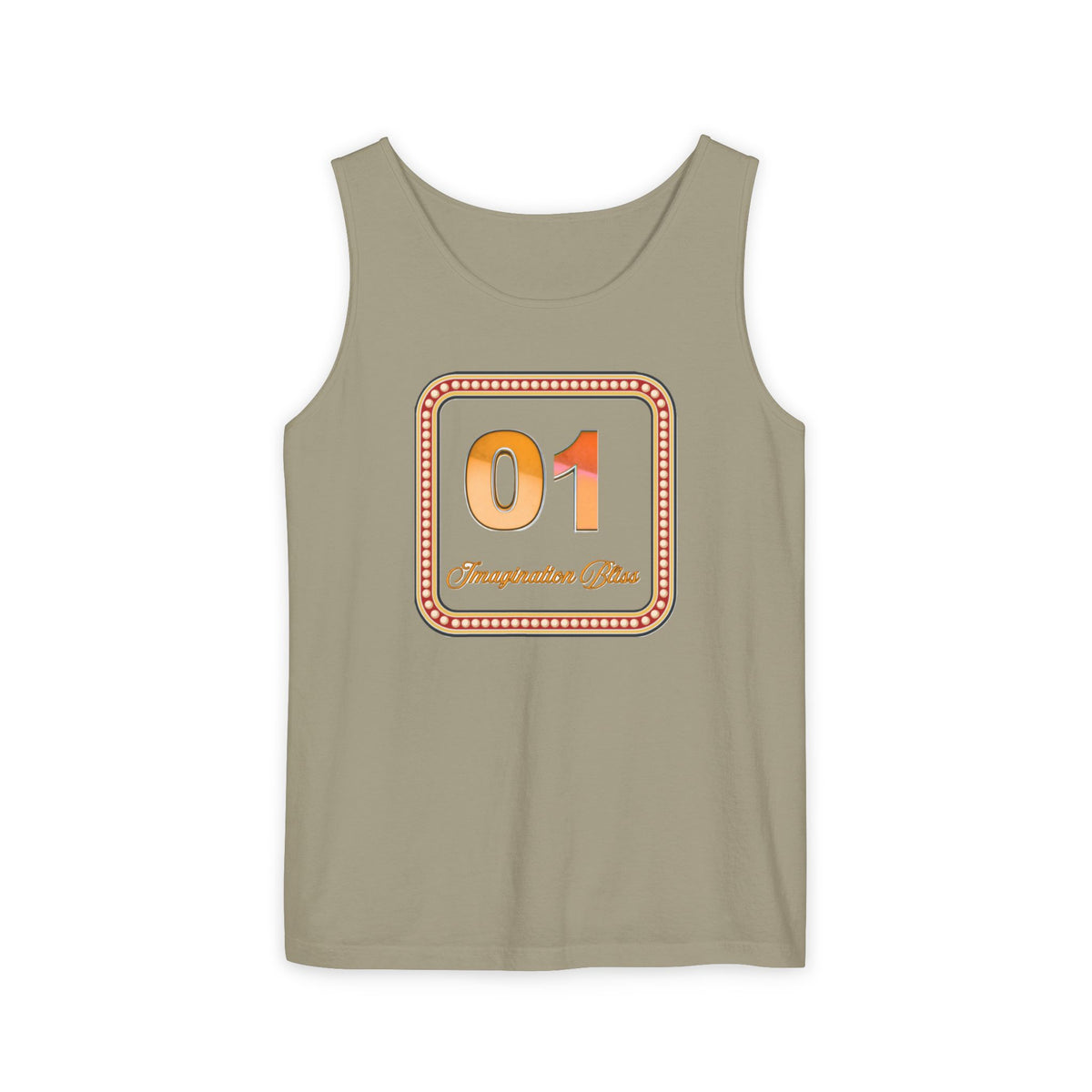 IMB Unisex Tank Top — Retro Number Graphic