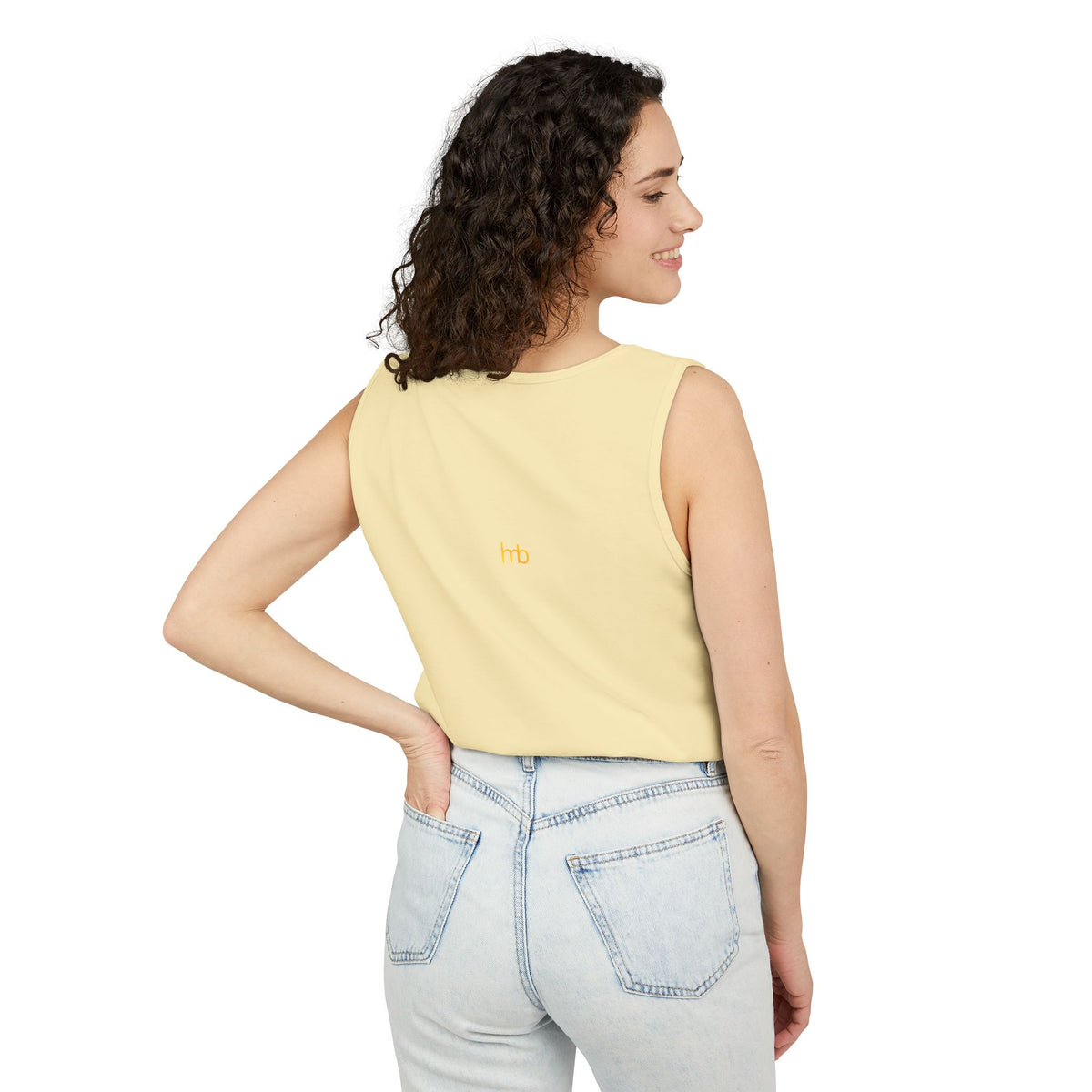 IMB Unisex Decorative Badge Tank Top — 'Imagination Bliss' Graphic