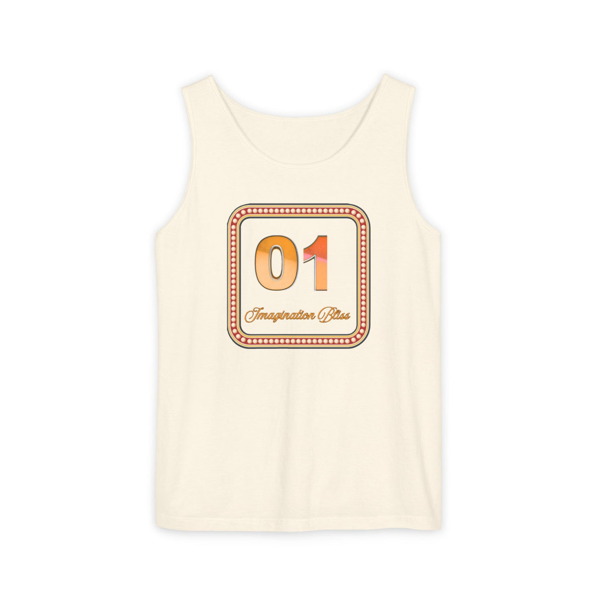 IMB Unisex Tank Top — Retro Number Graphic