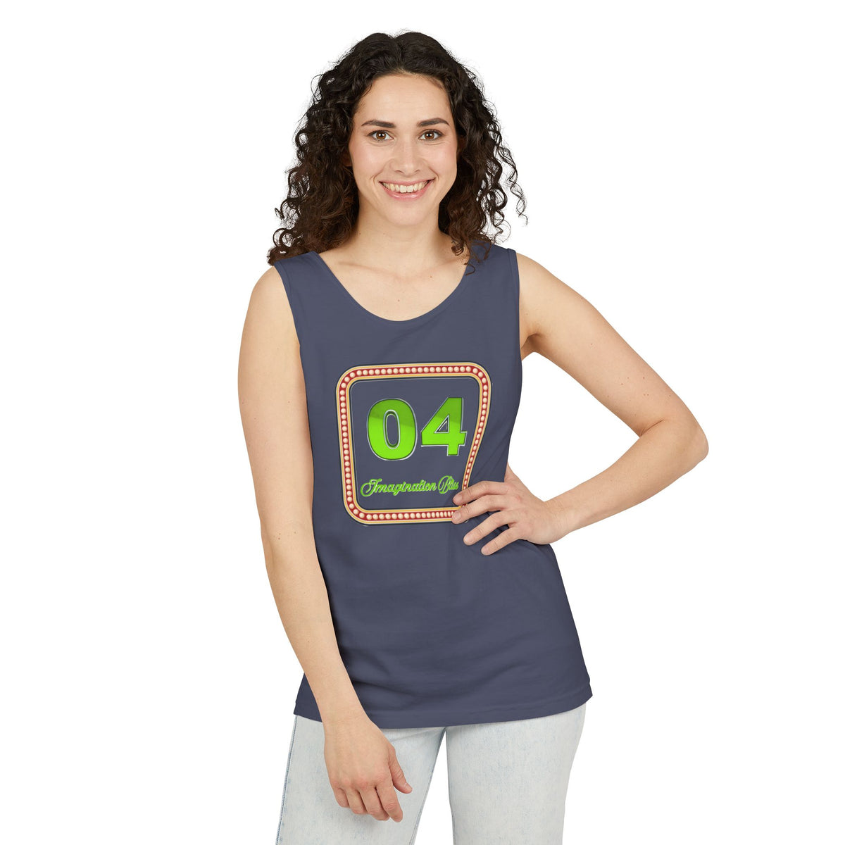 IMB Unisex Tank Top — Retro Number Graphic Tank