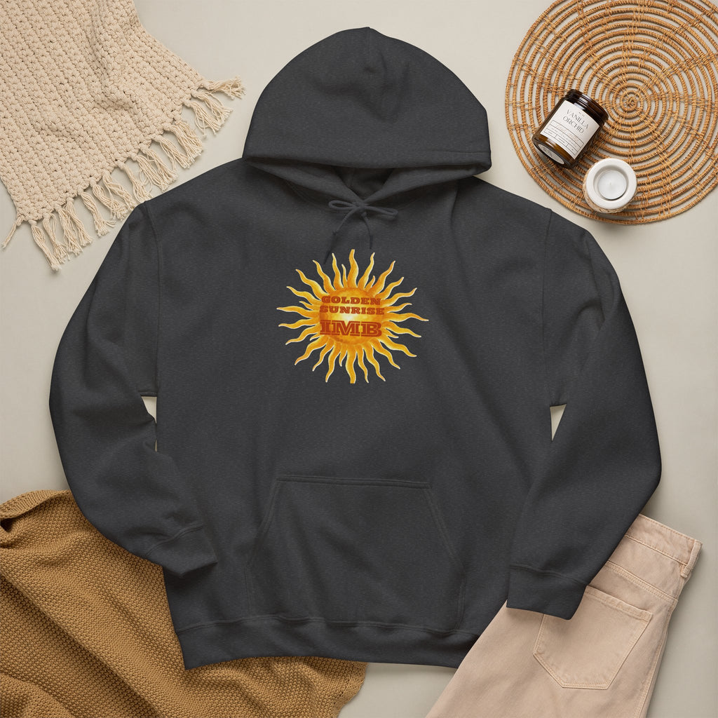IMB Unisex Hoodie — Artistic Yellow Sun Graphic Pullover