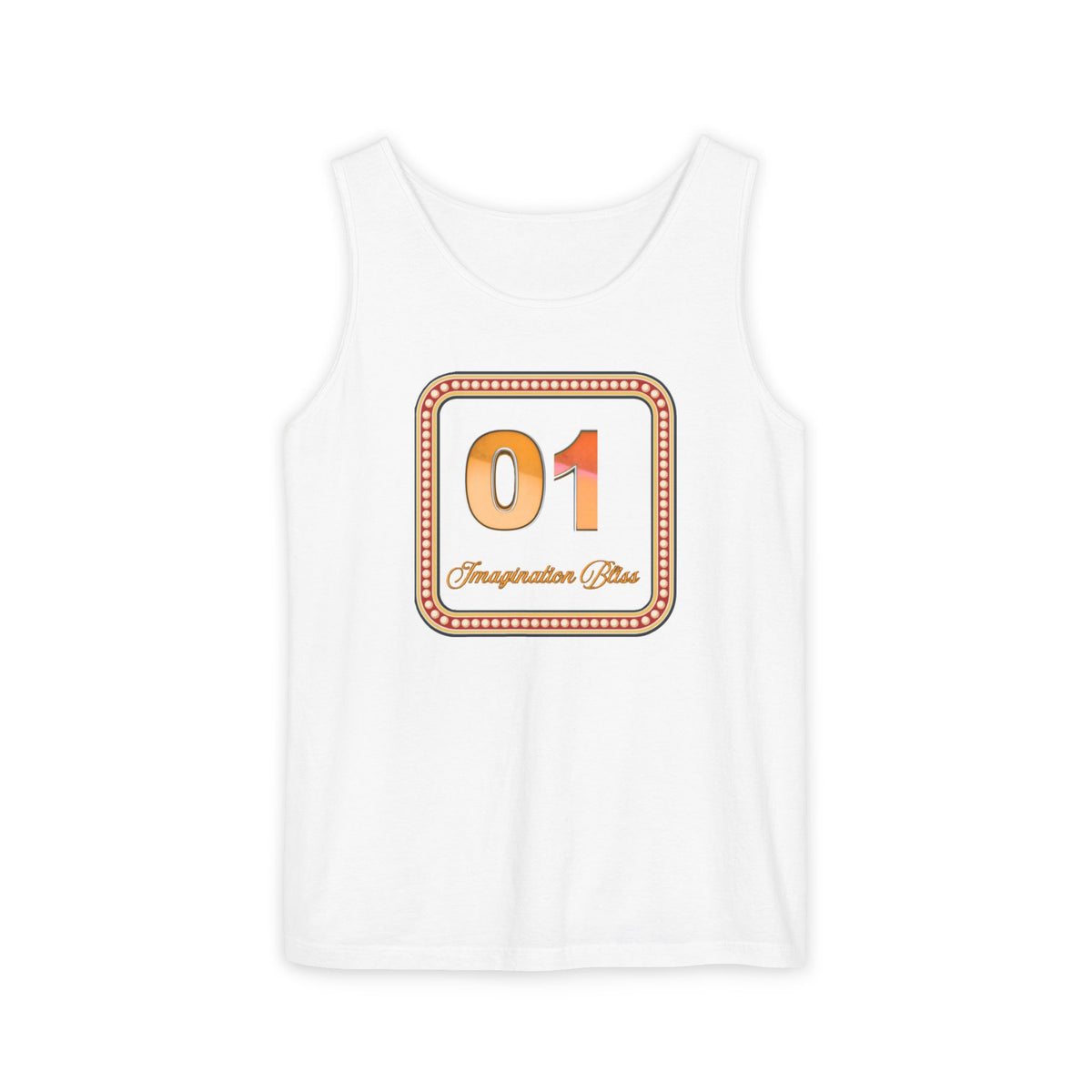 IMB Unisex Tank Top — Retro Number Graphic