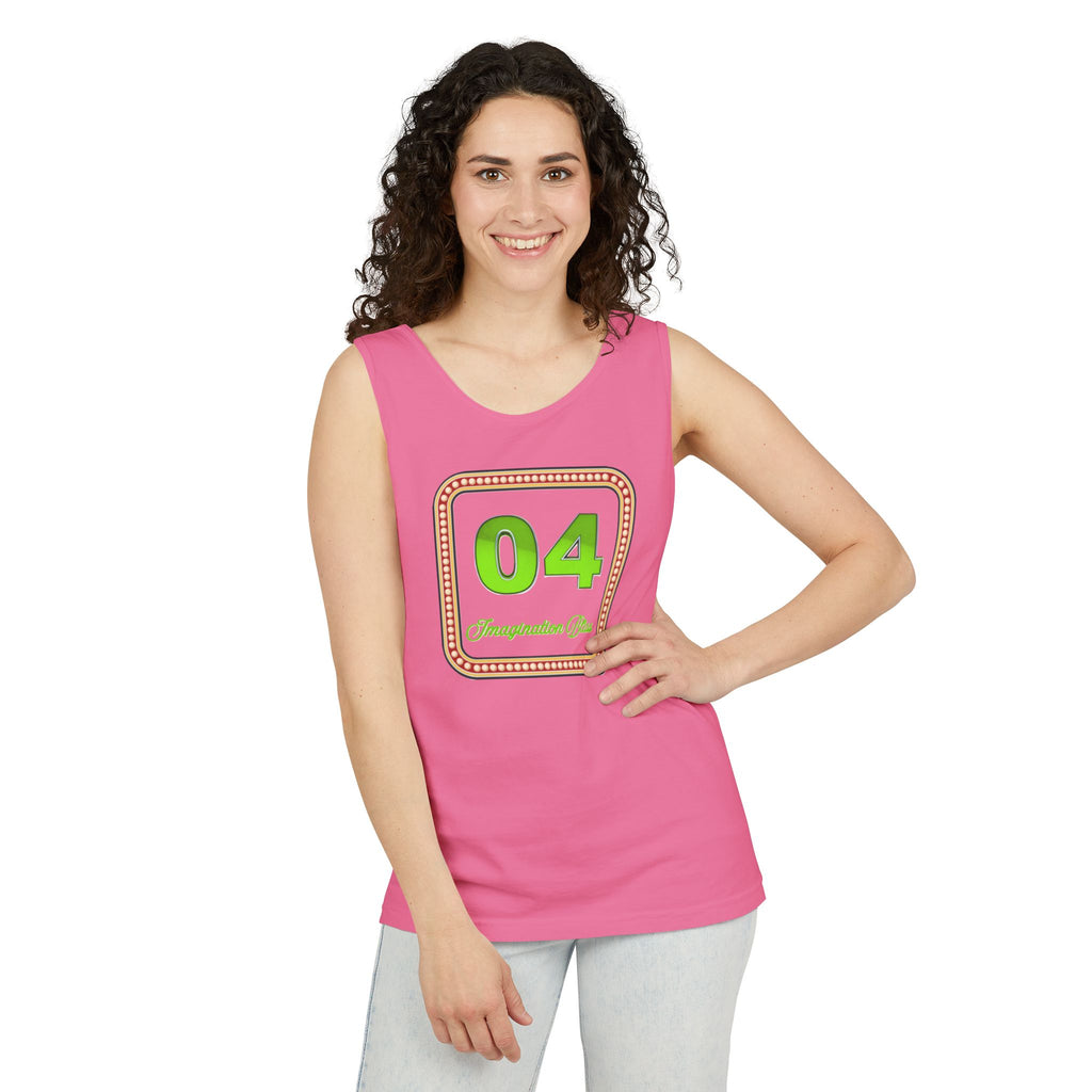 IMB Unisex Tank Top — Retro Number Graphic Tank