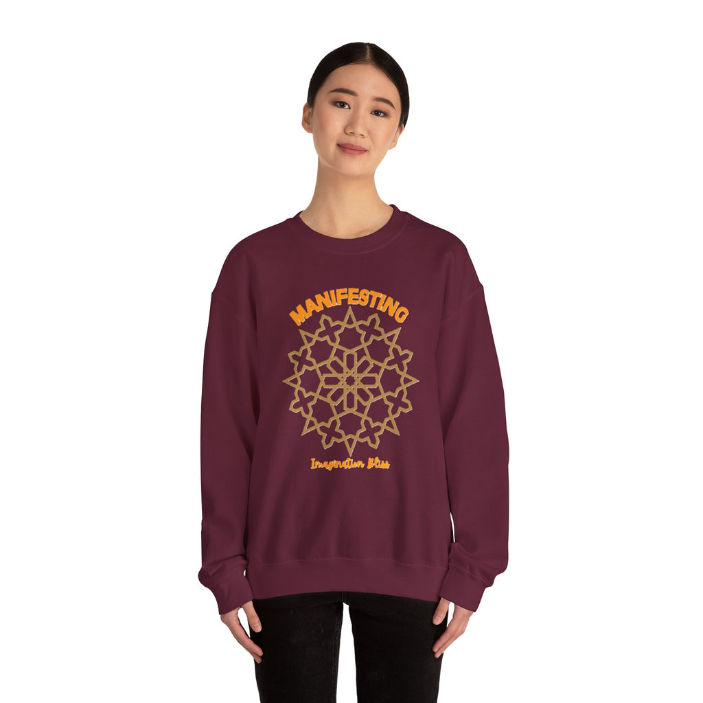 IMB Unisex Crewneck Sweatshirt — Inspirational Vibes Mandala