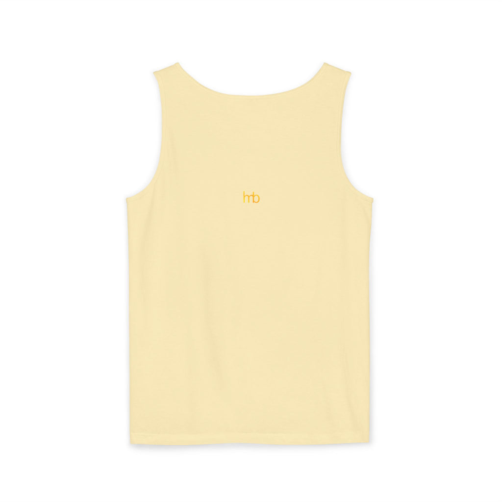 IMB Unisex Decorative Badge Tank Top — 'Imagination Bliss' Graphic