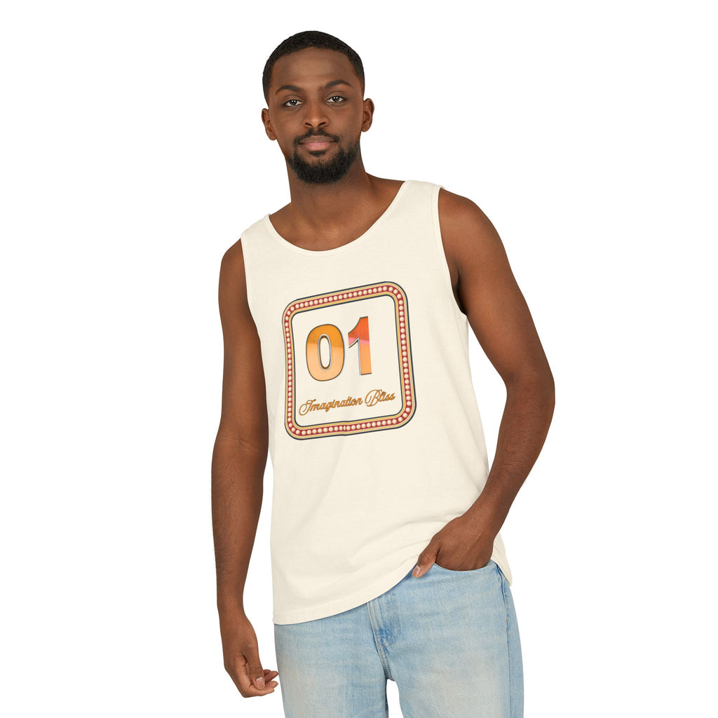 IMB Unisex Tank Top — Retro Number Graphic